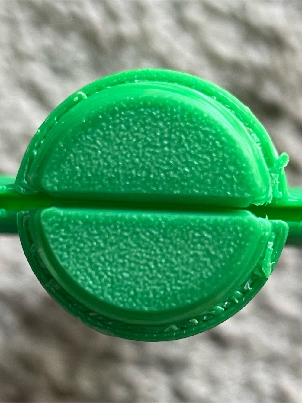14”-long 3-piece Plastic, Green, Card Payment Wand - Picture 3 of 3